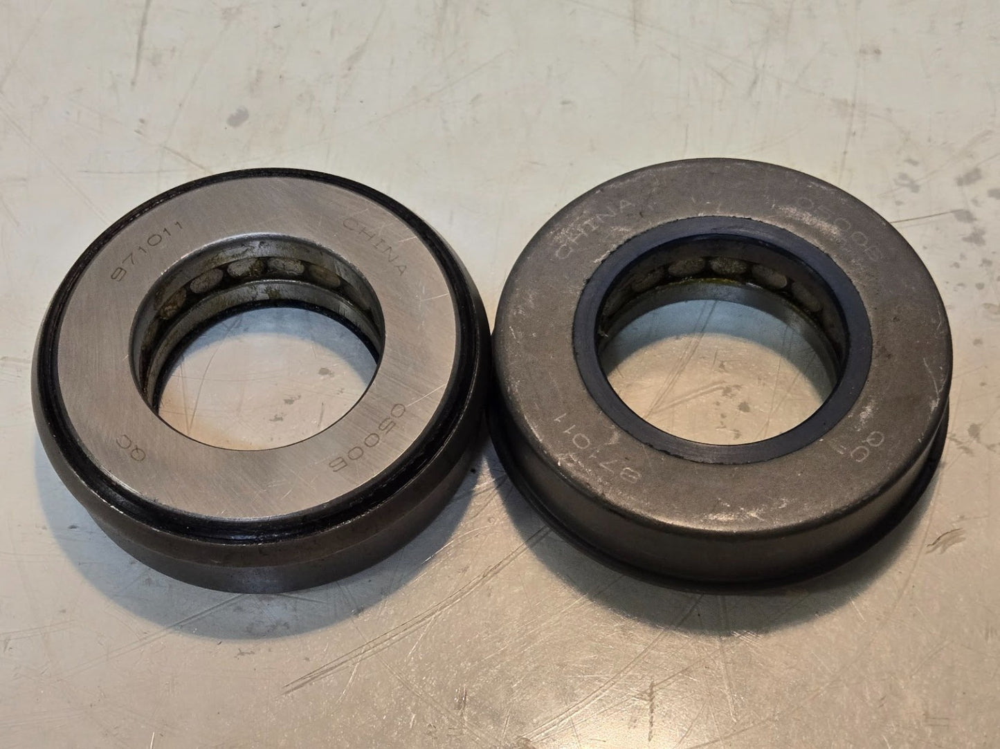 2 Quantity of QC Thrust Bearings 971011 | 05006 | 83 mm OD 46.27 mm Bore (2 Qty)