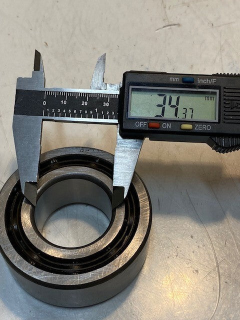 QC Angular Contact Ball Bearing 741-1109 | 72mm OD 34mm Bore 27mm Thick