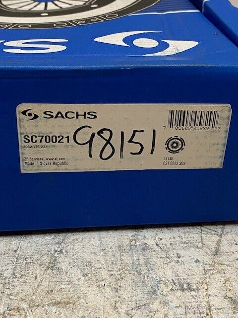 Sachs Clutch Pressure Plate SC70021 | 3082175232