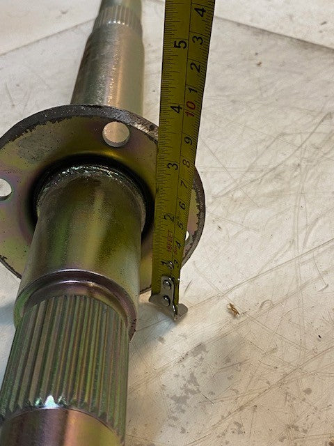 Rear Axle 179-4-04-08-C | 41-1/2" Long 16mm End 25mm Thread 24-Spline 100mm OD
