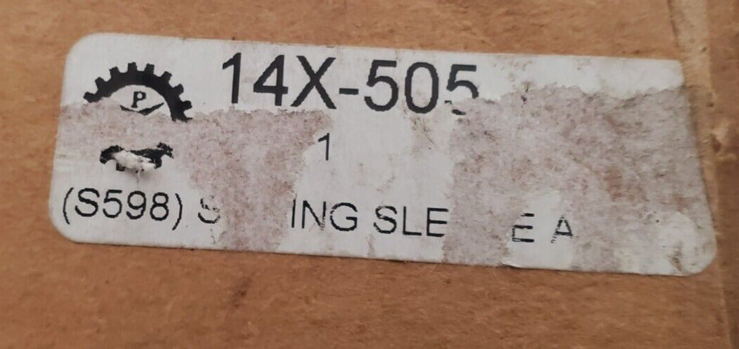 PEC Manufacturing Sliding Sleeve 14X-505 | S598 | 117-B-14 | 198