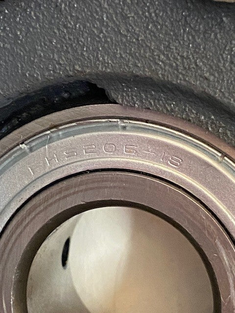 PEER 4-Bolt Flange F206 Insert Bearing FHS206-18 | 28mm Bore 4-1/4" W
