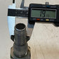 Male Flare Bulkhead Fitting SVHN-12 | 5" L 38mm OD 20mm Male End 19mm Female End