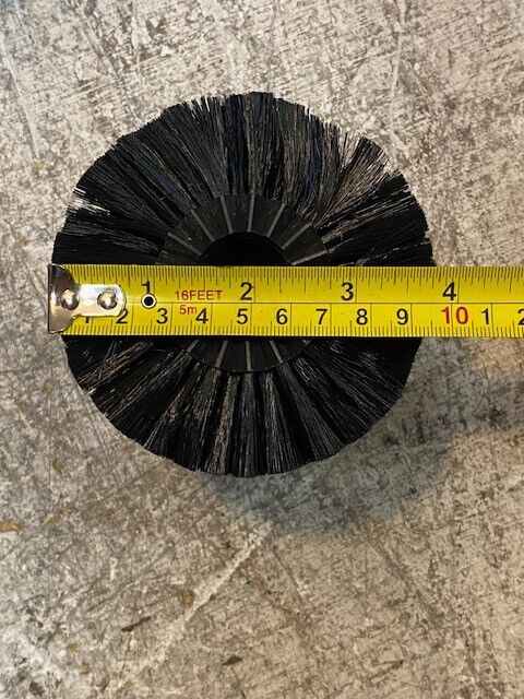 5 Quantity of 4" x 3-3/4" Brush Rollers With Soft Bristles 25mm Bore (5 Qty)