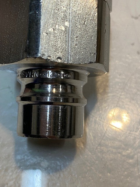 Male Flare Bulkhead Fitting SVHN-12 | 5" L 38mm OD 20mm Male End 19mm Female End