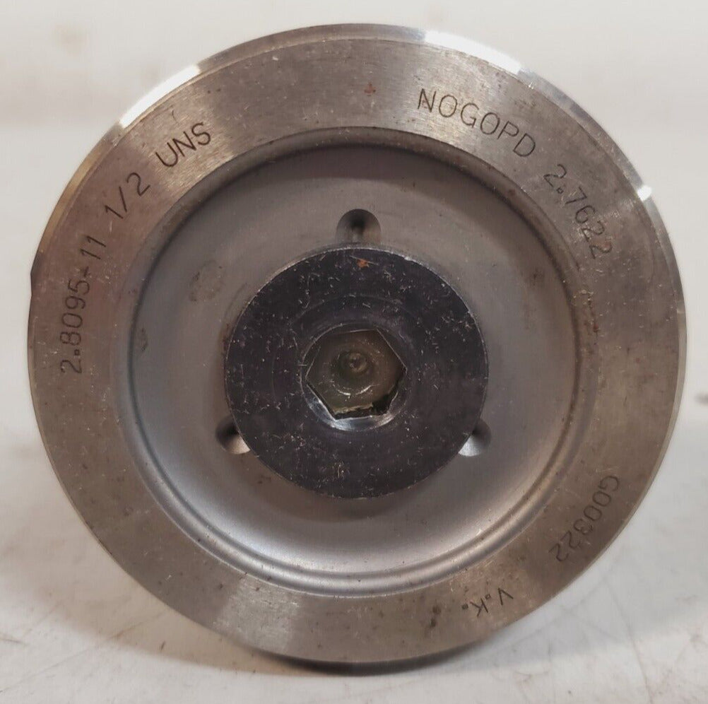 V.K. Thread Plug Gage NOGO PD 2.7622 | WB-3080 | 2.8095-11 | 1/2 UNS