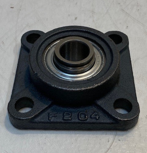 PEER 4-Bolt Flange F204 Insert Bearing FH204-12 | 19mm Bore 3-1/4" W