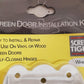 3 Quantity of Screen Tight Screen Door Installation Kit White (3 Qty)