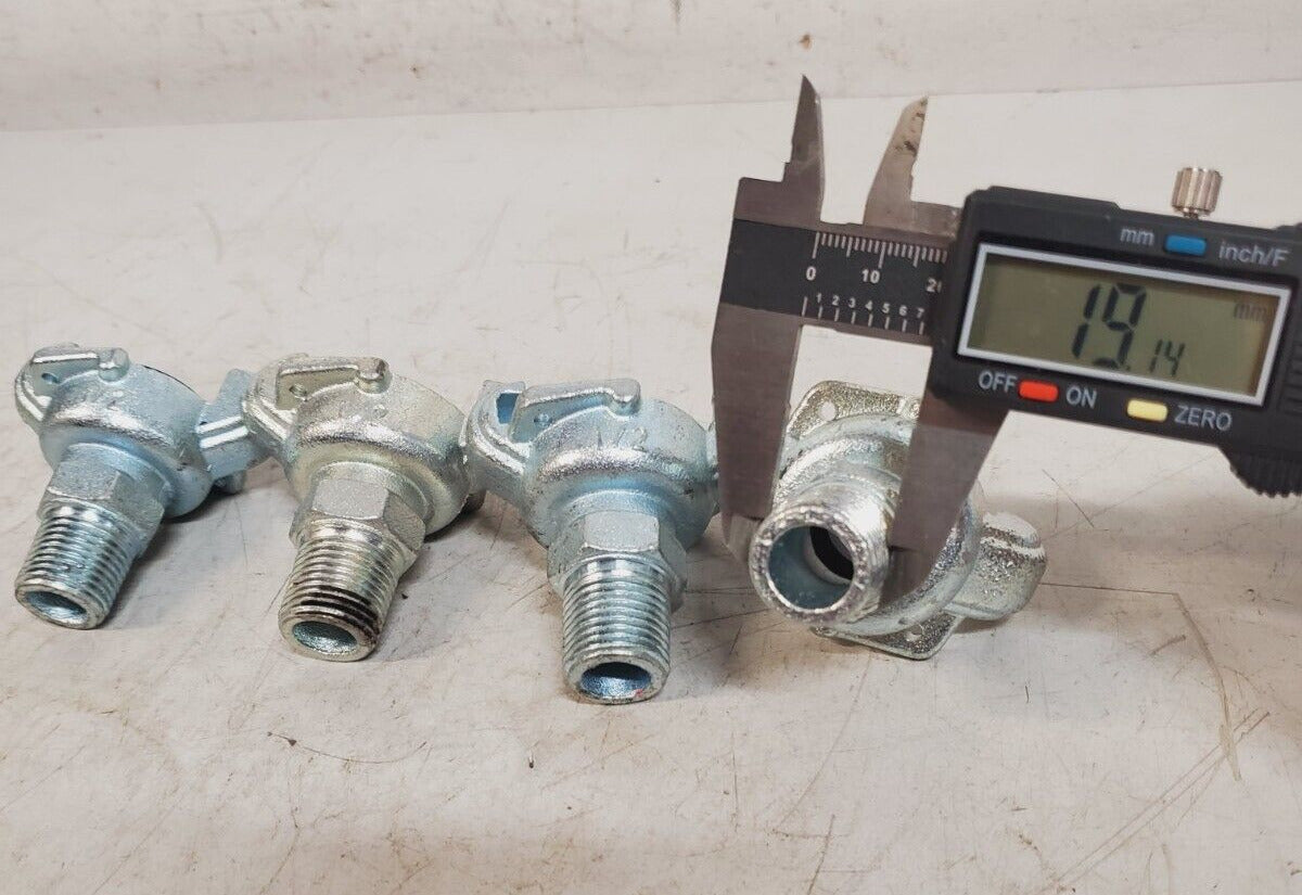 6 Quantity of Dixon & Other Brands Mix Sizes Air King Valves Male End (6 Qty)