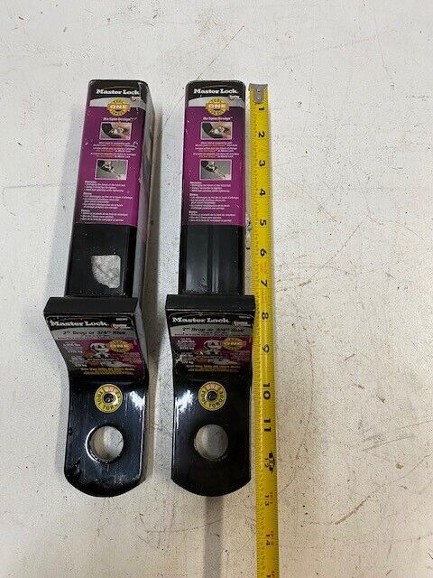 2 Qty of Master Lock 2827AT Ball Mounts 6000 lbs 2" Drop 3/4" Rise (2 Quantity)