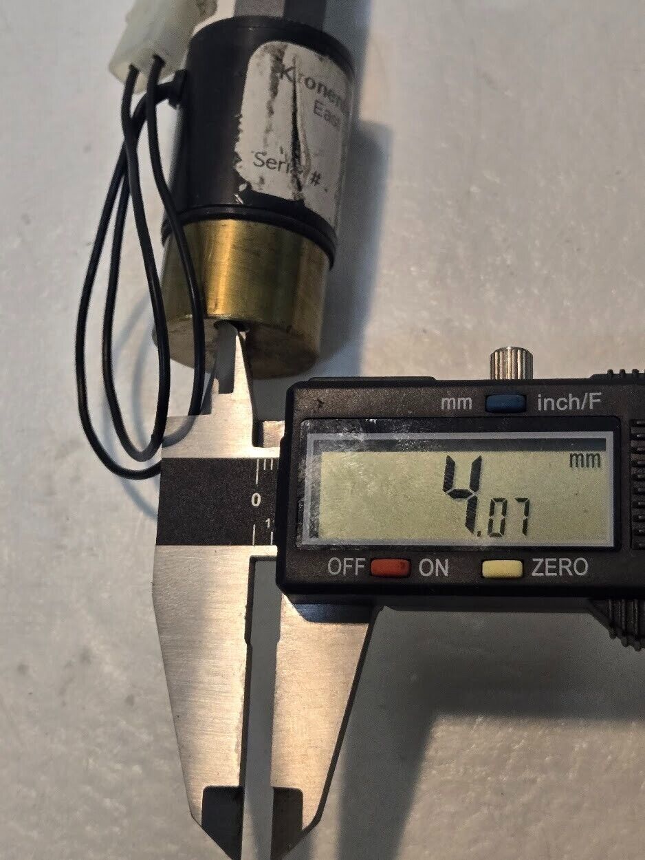 Kronenberger Mfg Solenoid FP101 | Serial 68591| 5" Long 14mm Hex Shaft