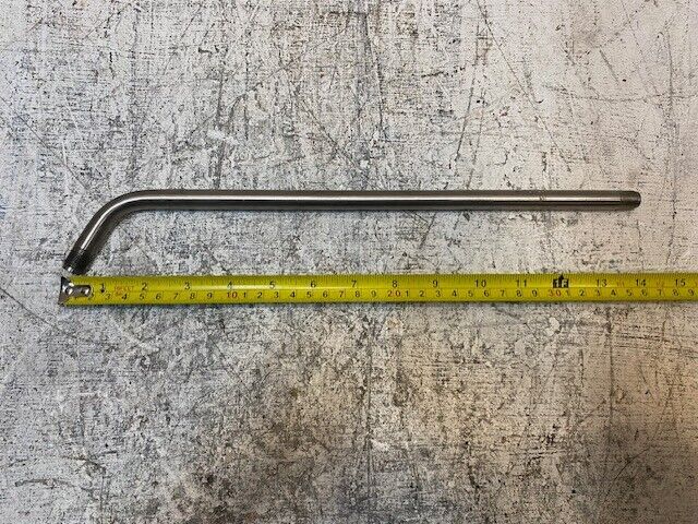 Harris Curved Stainless Steel Tip Tube 2393-3F | 14-1/4" Long 13mm Dia. 8mm ID