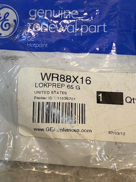 GE Appliance Parts WR88X16 Lokprep KE1581