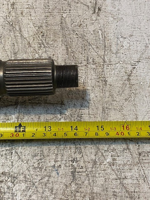 Gear Shaft 14-1/4" Long 44mm 34-Spline End 35mm 32-Spline End 22mm Thread