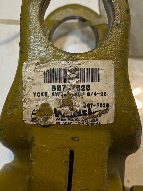 Weasler W/S2400 Yoke 807-7620 | 1-3/4 x 20 Clamp 5-35 44mm Bore 20-Spline