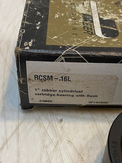 Peer Bearing RCSM-16L Eccentric Collar Rubber Cartridge Unit Ball Bearing