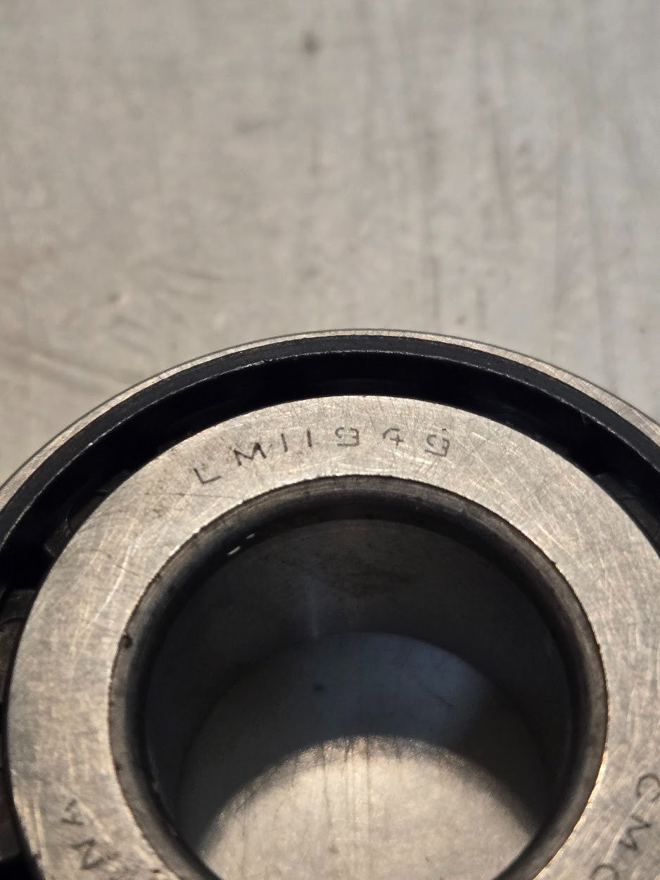 3 Quantity of CMC/ZXY Tapered Roller Bearings LM11949 LM11910 3/4" Bore (3 Qty)