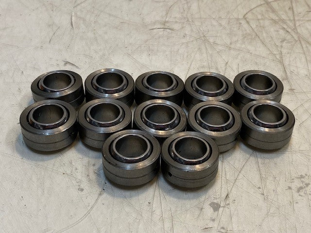 12 Quantity of Radial Spherical Plain Bearings 16x30x16mm (12 Quantity)