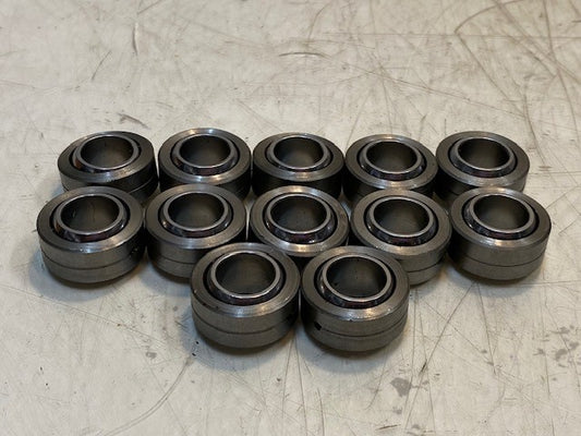 12 Quantity of Radial Spherical Plain Bearings 16x30x16mm (12 Quantity)
