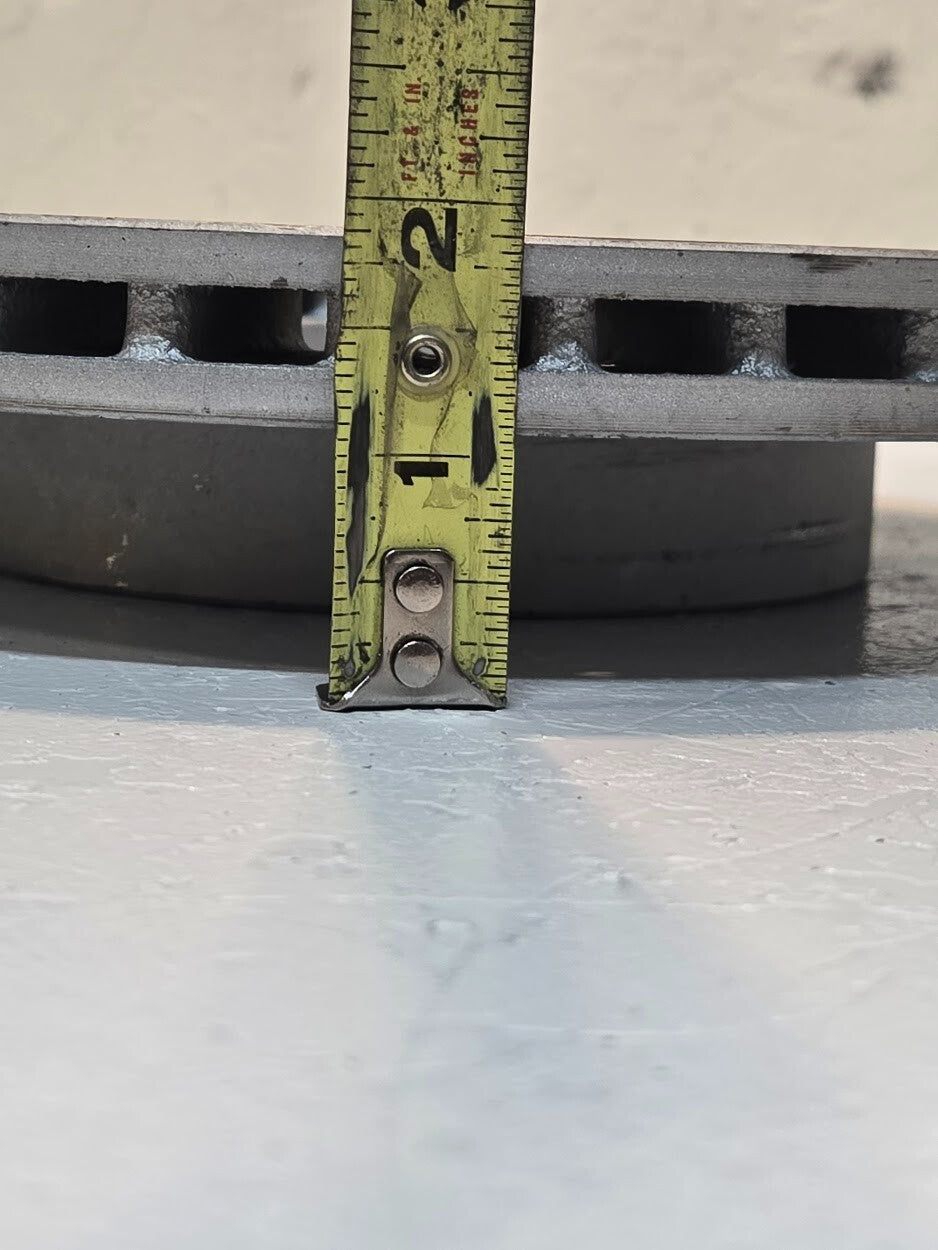 Drilled and Slotted Brake Rotor 5x100mm Bolt Pattern 10 3/16" Diameter