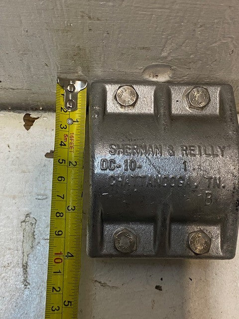 5 QUANTITY OF SHERMAN & REILLY DC-10 1.57 DUCT COUPLERS (5 QUANTITY)