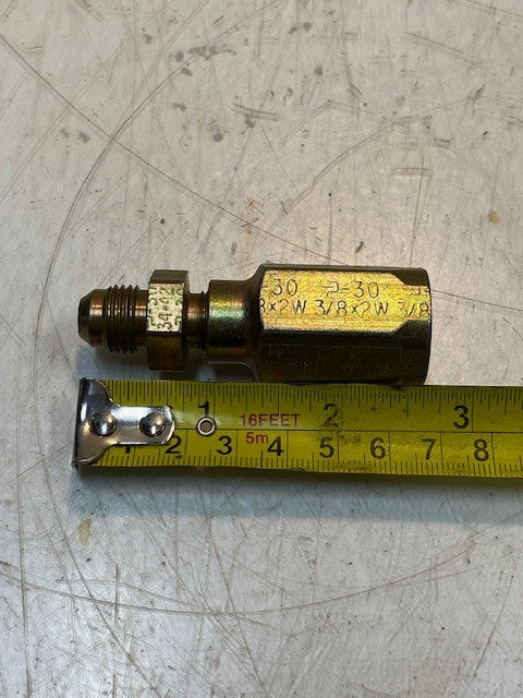 Parker 30 Series 3/8x2W R2 No Skive PB8D 34-42 KD8D Hydraulic Hose Fitting