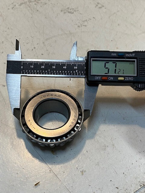3 Quantity of Peer M86649 Tapered Roller Bearings 57mm OD 30mm Bore (3 Quantity)