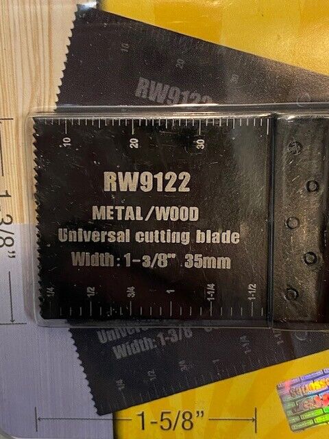 Rockwell RW9122 Metal/Wood Universal Cutting Blade Pack of 3 RW9122.3