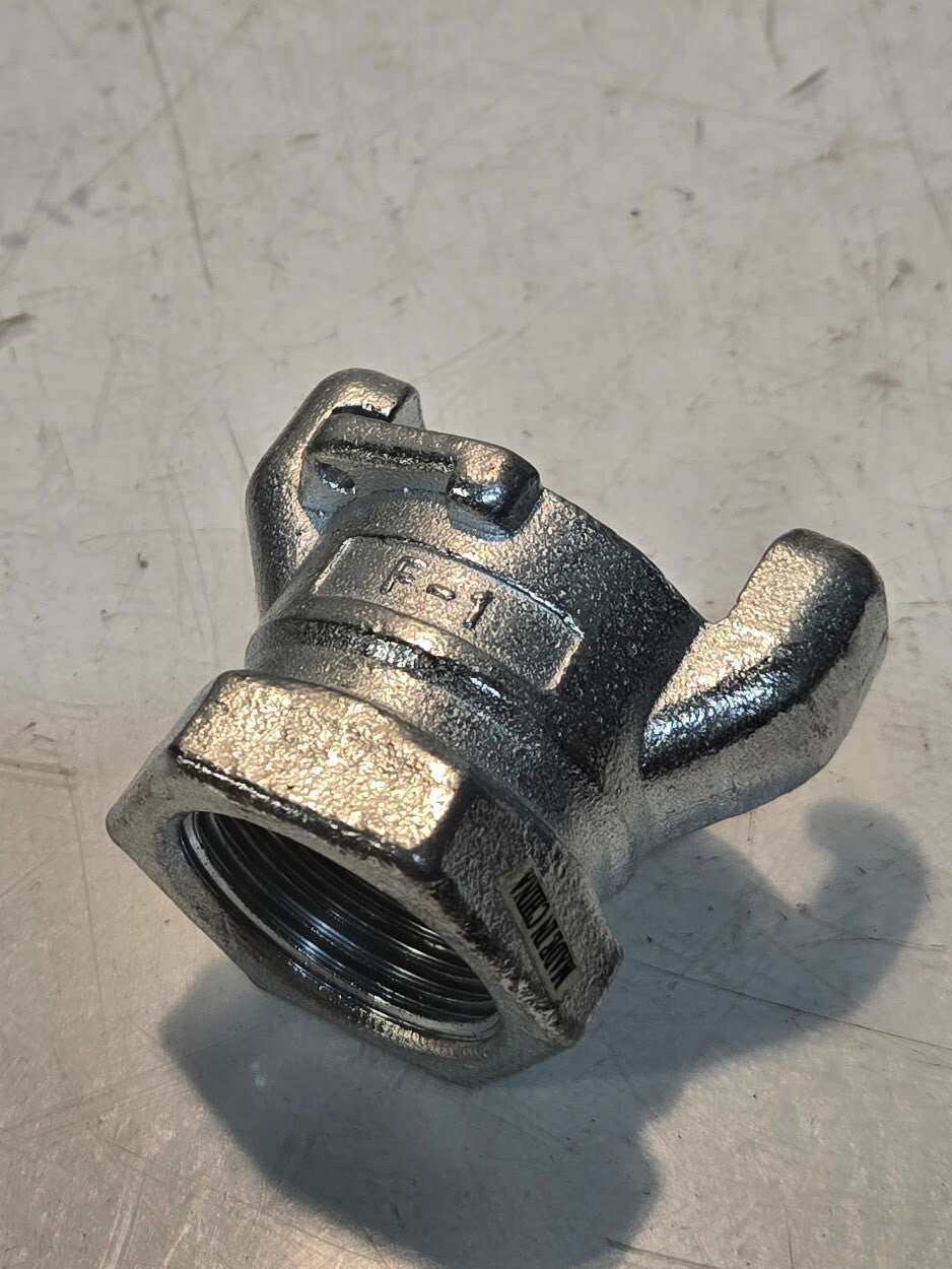 24 Quantity of F-1 2-Lug 1" FNPT Universal Air Hose End Couplings (24 Quantity)
