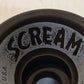 4 Quantity of Scream 57mm Roller Skate Wheels 38.6mm Wide 55.6mm OD (4 Qty)