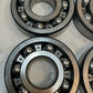 4 NTN 6410 Single Row Deep Groove Radial Ball Bearings (Set of Four)