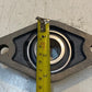 5 Qty of PEER 2-Bolt Flange FT206 Insert Bearing FH206-18 | 28mm Bore (5 Qty)
