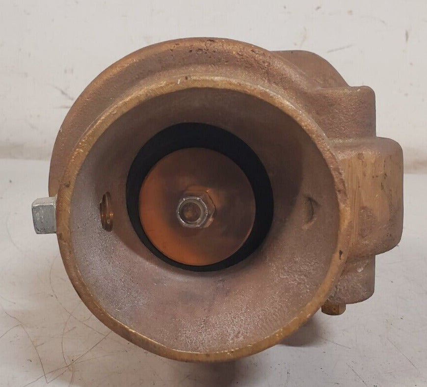 POWHATAN 4" Bronze Body Swing Check Valve Model 202 | 300PSI | Listed FM 124P