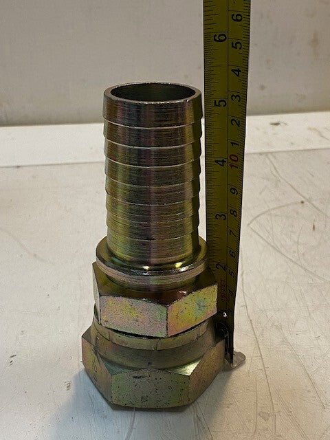 Gates Hydraulic Hose Fitting 4-24 FJX | 24-24 | OH | 5-1/8" H 45mm Thread