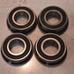4 Quantity of Snap Ring Bearings 6205RS | 52 mm OD x 25 mm Bore (4 Quantity)