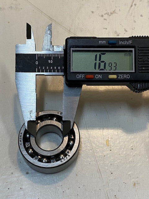 10 Quantity of SST 6203 Single Row Ball Bearings 40x17x12mm (10 Quantity)