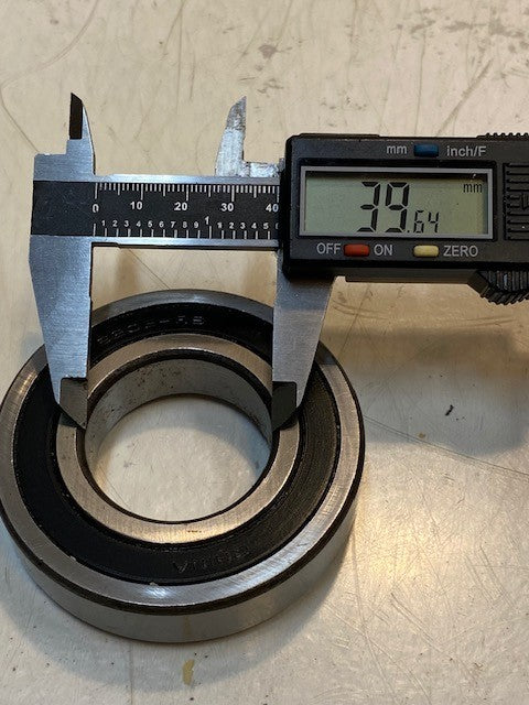 2 Quantity of Deep Groove Radial Ball Bearings 6208-RS 40x80x18mm (2 Quantity)