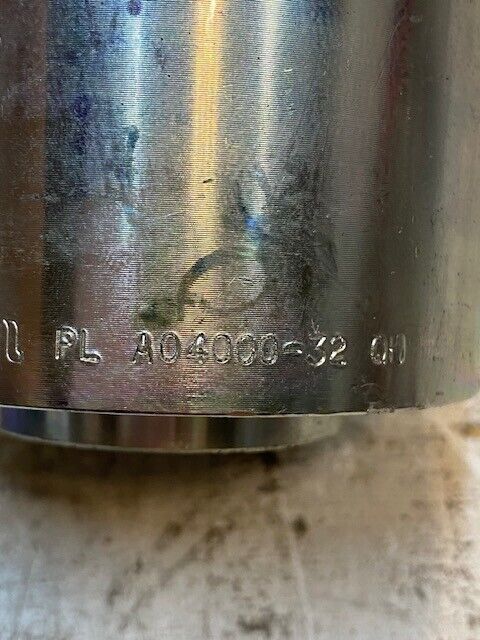 Large Crimp Coupling Hydraulic Hose Fitting PL A04000-32 OH 6-1/2" T 38mm Bore