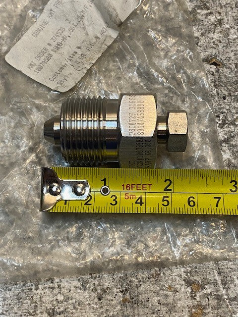 KMT Waterjet Adapter Dump Valve 10079580 1/4" Female 9/16" Male 8914/458890
