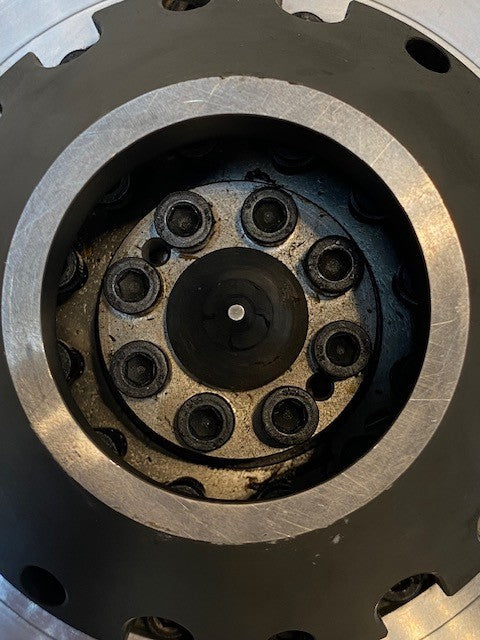 Lathe Spindle Nose Collet Chuck 9" OD 68mm Top Bore 40mm Bottom Bore