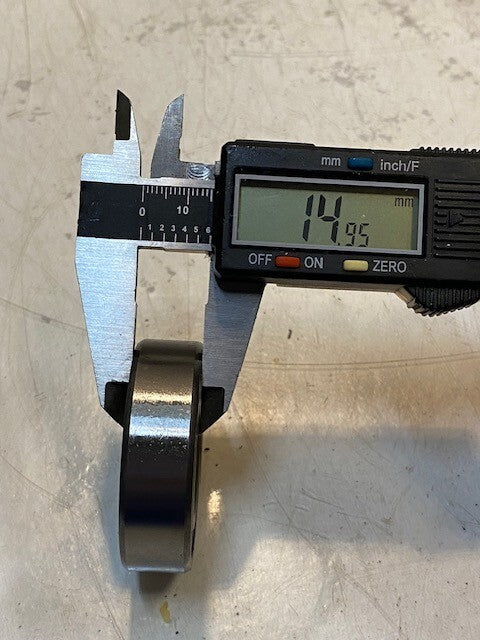 17 Quantity of Radial Ball Bearings 6205-2RS-1 | 52x25x15mm (17 Quantity)