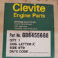 Clevite Engine Parts Main Bearing GB8455668 Letter K