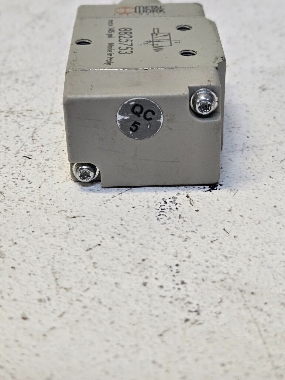 Metal Work Pneumatic 8825753 Pneumatic Valve 145 PSI