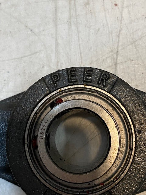 3 Quantity of Peer 2-Bolt FT205 Flange Bearings UC205-16 | 25mm Bore (3 Qty)