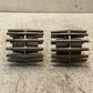 2 Qty of Cast Iron 3-3/4" W 4-1/4" H Crowned Wing Conveyor Pulleys 31806 (2 Qty)