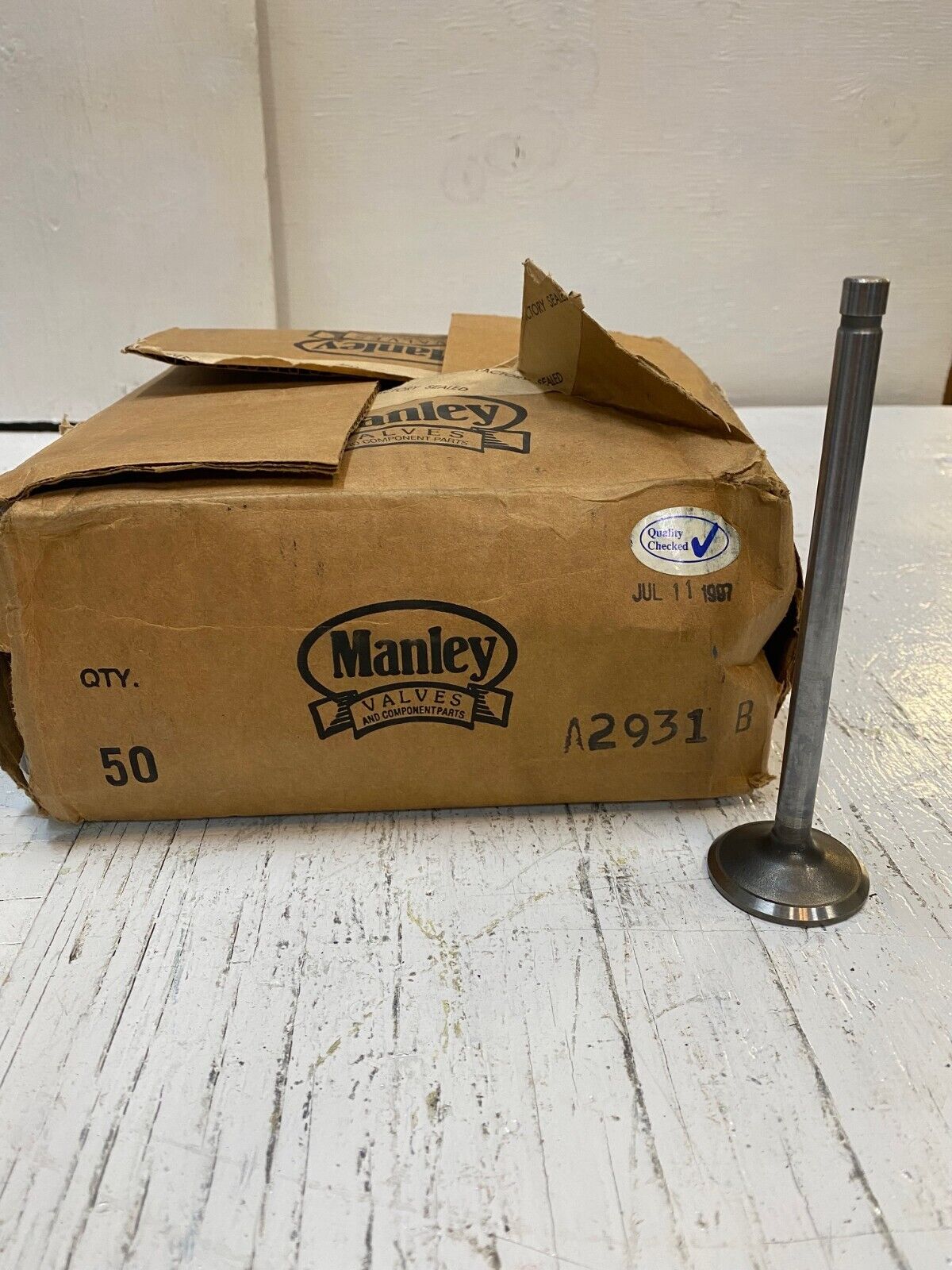 50 Manley Engine Intake Valves A2931 B (50 qty)