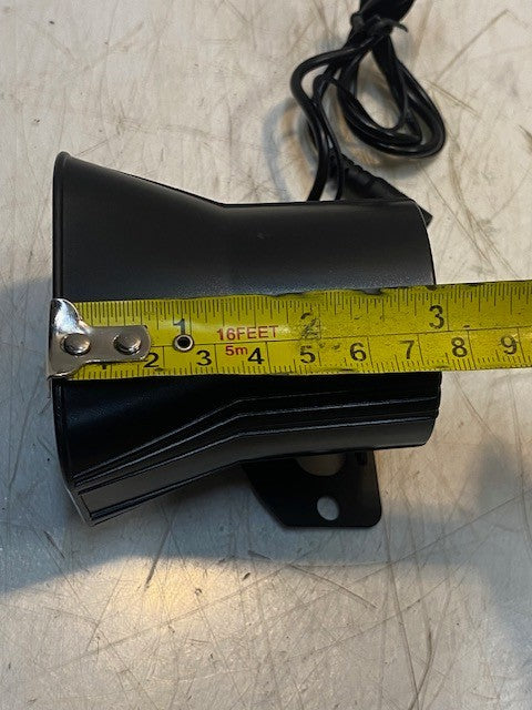 300V Wired Electronic Alarm Siren Horn w/ Batteries 315M | 2D | 3" x 3" x 2-1/2"