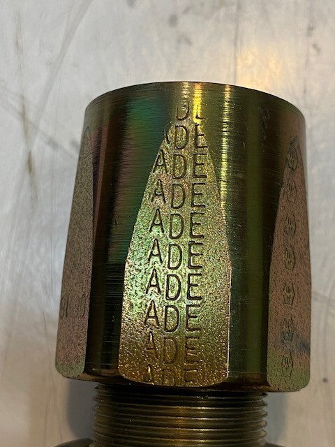 Hydraulic Check Valve Hose Fitting 06916, 16, ANE, Z, ADE, 2-3/4" L 38mm OD