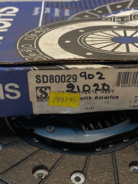 Sachs SD80029 Clutch Friction Disc 1862490031 | 20mm Bore 7-3/4" Dia.