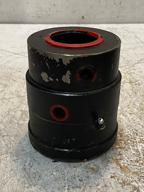 Hydraulic Oil Rotary Swivel Joint Cylinder 48mm Bore 4-1/4" OD 4-3/4" Tall